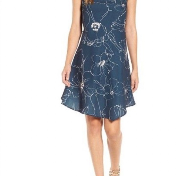 'Heat Wave' Floral Print A-Line Dress - Picture 3 of 7